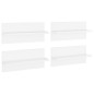 vidaXL Wandregale 4 Stk. Weiß 40x11,5x18 cm Holzwerkstoff vidaXL Wandregale 4 Stk. Weiß 40x11,5x18 cm Holzwerkstoff