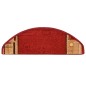 vidaXL Treppenmatten Selbstklebend 15 Stk. Rot 65x21x4 cm vidaXL Treppenmatten Selbstklebend 15 Stk. Rot 65x21x4 cm