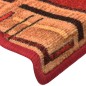 vidaXL Treppenmatten Selbstklebend 15 Stk. Rot 65x21x4 cm vidaXL Treppenmatten Selbstklebend 15 Stk. Rot 65x21x4 cm