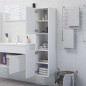 vidaXL Badezimmerschrank Weiß 30x30x130 cm Holzwerkstoff vidaXL Badezimmerschrank Weiß 30x30x130 cm Holzwerkstoff