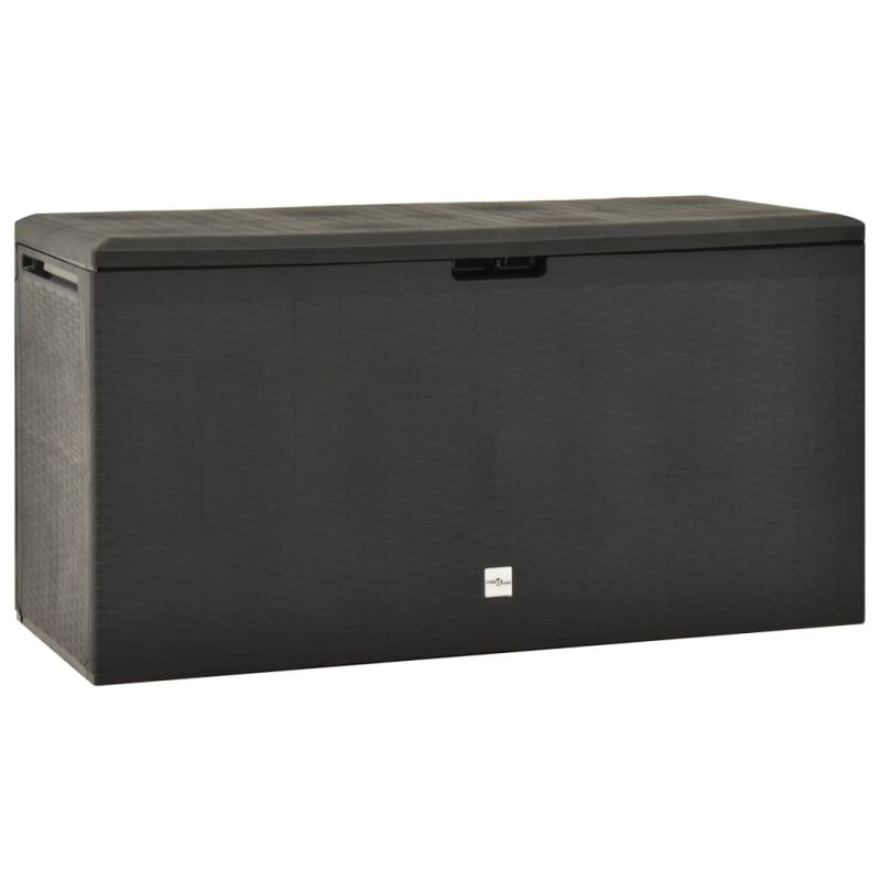 vidaXL Gartenbox Anthrazit 114x47x60 cm vidaXL Gartenbox Anthrazit 114x47x60 cm