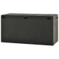 vidaXL Gartenbox Anthrazit 114x47x60 cm vidaXL Gartenbox Anthrazit 114x47x60 cm