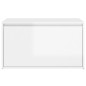vidaXL Flurbank 80x40x45 cm Hochglanz-Weiß Holzwerkstoff vidaXL Flurbank 80x40x45 cm Hochglanz-Weiß Holzwerkstoff