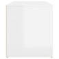vidaXL Flurbank 80x40x45 cm Hochglanz-Weiß Holzwerkstoff vidaXL Flurbank 80x40x45 cm Hochglanz-Weiß Holzwerkstoff
