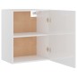 vidaXL Hängeschrank Hochglanz-Weiß 50x31x60 cm Holzwerkstoff vidaXL Hängeschrank Hochglanz-Weiß 50x31x60 cm Holzwerkstoff