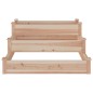 vidaXL Hochbeet 120x120x56 cm Massivholz Tanne vidaXL Hochbeet 120x120x56 cm Massivholz Tanne