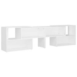 vidaXL TV-Schrank Weiß 149x30x52 cm Holzwerkstoff