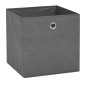 vidaXL Aufbewahrungsboxen 10 Stk. Vliesstoff 32 x 32 x 32 cm Grau vidaXL Aufbewahrungsboxen 10 Stk. Vliesstoff 32 x 32 x 32 cm Grau