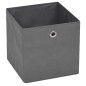 vidaXL Aufbewahrungsboxen 10 Stk. Vliesstoff 32 x 32 x 32 cm Grau vidaXL Aufbewahrungsboxen 10 Stk. Vliesstoff 32 x 32 x 32 cm Grau