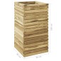 vidaXL Hochbeet 50×50×100 cm Kiefernholz Imprägniert vidaXL Hochbeet 50×50×100 cm Kiefernholz Imprägniert