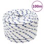 vidaXL Bootsseil Weiß 12 mm 100 m Polypropylen vidaXL Bootsseil Weiß 12 mm 100 m Polypropylen
