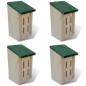 Schmetterlingshaus 14 x 15 x 22 cm 4er-Set Schmetterlingshaus 14 x 15 x 22 cm 4er-Set