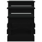 vidaXL Satztische 3 Stk. Schwarz Holzwerkstoff vidaXL Satztische 3 Stk. Schwarz Holzwerkstoff