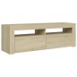 vidaXL TV-Schrank mit LED-Leuchten Sonoma-Eiche 120x35x40 cm vidaXL TV-Schrank mit LED-Leuchten Sonoma-Eiche 120x35x40 cm