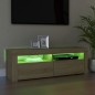 vidaXL TV-Schrank mit LED-Leuchten Sonoma-Eiche 120x35x40 cm vidaXL TV-Schrank mit LED-Leuchten Sonoma-Eiche 120x35x40 cm