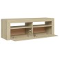 vidaXL TV-Schrank mit LED-Leuchten Sonoma-Eiche 120x35x40 cm vidaXL TV-Schrank mit LED-Leuchten Sonoma-Eiche 120x35x40 cm
