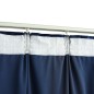 vidaXL Verdunkelungsvorhang mit Haken Samt Dunkelblau 290 x 245 cm vidaXL Verdunkelungsvorhang mit Haken Samt Dunkelblau 290 x 245 cm