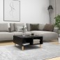 vidaXL Couchtisch Schwarz 60x60x30 cm Holzwerkstoff vidaXL Couchtisch Schwarz 60x60x30 cm Holzwerkstoff