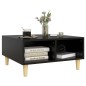 vidaXL Couchtisch Schwarz 60x60x30 cm Holzwerkstoff vidaXL Couchtisch Schwarz 60x60x30 cm Holzwerkstoff