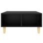 vidaXL Couchtisch Schwarz 60x60x30 cm Holzwerkstoff vidaXL Couchtisch Schwarz 60x60x30 cm Holzwerkstoff