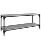 vidaXL TV-Schrank Grau Sonoma 100x33x41 cm Holzwerkstoff und Stahl vidaXL TV-Schrank Grau Sonoma 100x33x41 cm Holzwerkstoff und Stahl