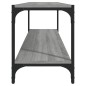 vidaXL TV-Schrank Grau Sonoma 100x33x41 cm Holzwerkstoff und Stahl vidaXL TV-Schrank Grau Sonoma 100x33x41 cm Holzwerkstoff und Stahl