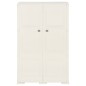 vidaXL Kunststoffschrank 79x43x125 cm Holzdesign Vanilleeis vidaXL Kunststoffschrank 79x43x125 cm Holzdesign Vanilleeis