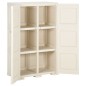 vidaXL Kunststoffschrank 79x43x125 cm Holzdesign Vanilleeis vidaXL Kunststoffschrank 79x43x125 cm Holzdesign Vanilleeis