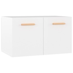 vidaXL Wandschrank Hochglanz-Weiß 60x36,5x35 cm Holzwerkstoff
