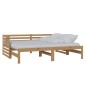 vidaXL Tagesbett Ausziehbar Honigbraun Massivholz Kiefer 2x(90x200) cm vidaXL Tagesbett Ausziehbar Honigbraun Massivholz Kiefer 2x(90x200) cm