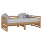 vidaXL Tagesbett Ausziehbar Honigbraun Massivholz Kiefer 2x(90x200) cm vidaXL Tagesbett Ausziehbar Honigbraun Massivholz Kiefer 2x(90x200) cm