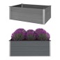 vidaXL Garten-Hochbeet WPC 150 x 100 x 54 cm Grau vidaXL Garten-Hochbeet WPC 150 x 100 x 54 cm Grau