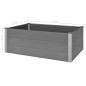 vidaXL Garten-Hochbeet WPC 150 x 100 x 54 cm Grau vidaXL Garten-Hochbeet WPC 150 x 100 x 54 cm Grau