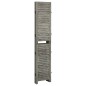 vidaXL 4-tlg. Raumteiler Grau 143x166 cm Massivholz vidaXL 4-tlg. Raumteiler Grau 143x166 cm Massivholz