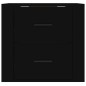 vidaXL Wand-Nachttisch Schwarz 50x36x47 cm vidaXL Wand-Nachttisch Schwarz 50x36x47 cm