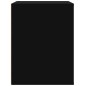 vidaXL Wand-Nachttisch Schwarz 50x36x47 cm vidaXL Wand-Nachttisch Schwarz 50x36x47 cm