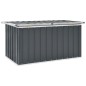 vidaXL Gartenbox Grau 129x67x65 cm vidaXL Gartenbox Grau 129x67x65 cm