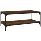 vidaXL Couchtisch Braun Eichen-Optik 80x50x40 cm Holzwerkstoff vidaXL Couchtisch Braun Eichen-Optik 80x50x40 cm Holzwerkstoff