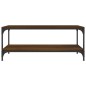 vidaXL Couchtisch Braun Eichen-Optik 80x50x40 cm Holzwerkstoff vidaXL Couchtisch Braun Eichen-Optik 80x50x40 cm Holzwerkstoff