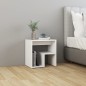 vidaXL Nachttische 2 Stk. Weiß 40x30x40 cm Holzwerkstoff vidaXL Nachttische 2 Stk. Weiß 40x30x40 cm Holzwerkstoff