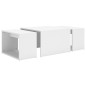 vidaXL 3-tlg. Satztisch-Set Weiß 60x60x38 cm Holzwerkstoff vidaXL 3-tlg. Satztisch-Set Weiß 60x60x38 cm Holzwerkstoff