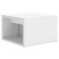 vidaXL 3-tlg. Satztisch-Set Weiß 60x60x38 cm Holzwerkstoff vidaXL 3-tlg. Satztisch-Set Weiß 60x60x38 cm Holzwerkstoff