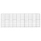 vidaXL Gabionenwand mit Abdeckung Verzinkter Stahl 600 x 50 x 200 cm vidaXL Gabionenwand mit Abdeckung Verzinkter Stahl 600 x 50 x 200 cm