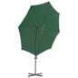 vidaXL Ampelschirm mit Stahl-Mast 300 cm Grün vidaXL Ampelschirm mit Stahl-Mast 300 cm Grün