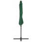 vidaXL Ampelschirm mit Stahl-Mast 300 cm Grün vidaXL Ampelschirm mit Stahl-Mast 300 cm Grün