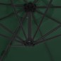 vidaXL Ampelschirm mit Stahl-Mast 300 cm Grün vidaXL Ampelschirm mit Stahl-Mast 300 cm Grün