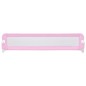 vidaXL Kleinkind-Bettschutzgitter Rosa 180x42 cm Polyester vidaXL Kleinkind-Bettschutzgitter Rosa 180x42 cm Polyester