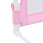 vidaXL Kleinkind-Bettschutzgitter Rosa 180x42 cm Polyester vidaXL Kleinkind-Bettschutzgitter Rosa 180x42 cm Polyester