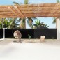 vidaXL Seitenmarkise Ausziehbar Schwarz 160x1200 cm vidaXL Seitenmarkise Ausziehbar Schwarz 160x1200 cm
