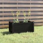 vidaXL Pflanzkübel Schwarz 60x31x31 cm Massivholz Kiefer vidaXL Pflanzkübel Schwarz 60x31x31 cm Massivholz Kiefer